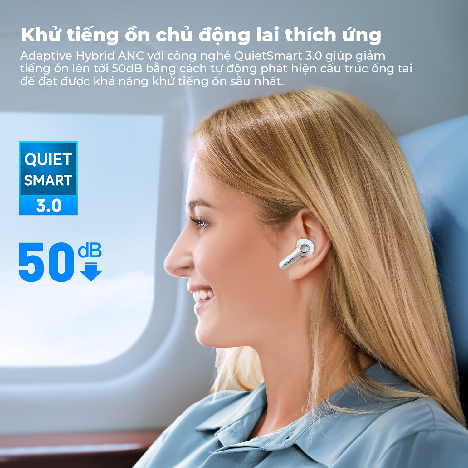 Tai nghe Bluetooth Earfun Air Pro 4 - Chạm đến đỉnh cao của âm thanh không dây với tai nghe <strong>Earfun Air Pro 4</strong>. Lần đầu tiên tích hợp nền tảng Snapdragon Sound™ và codec aptX Lossless, sản phẩm mang đến chất lượng âm thanh chuẩn CD, không nén, trung thực đến từng chi tiết. Công nghệ chống ồn chủ động ANC thông minh thế hệ mới có khả năng khử ồn sâu tới 45dB, tạo ra không gian tĩnh lặng tuyệt đối. Hệ thống 6 micro tích hợp AI giúp mọi cuộc gọi trong trẻo vượt trội. Với thiết kế sang trọng, thời lượng pin lên đến 50 giờ và kết nối đa điểm, <strong>Earfun Air Pro 4</strong> là sự lựa chọn tối thượng cho các audiophile và người dùng chuyên nghiệp đòi hỏi chất lượng cao nhất.