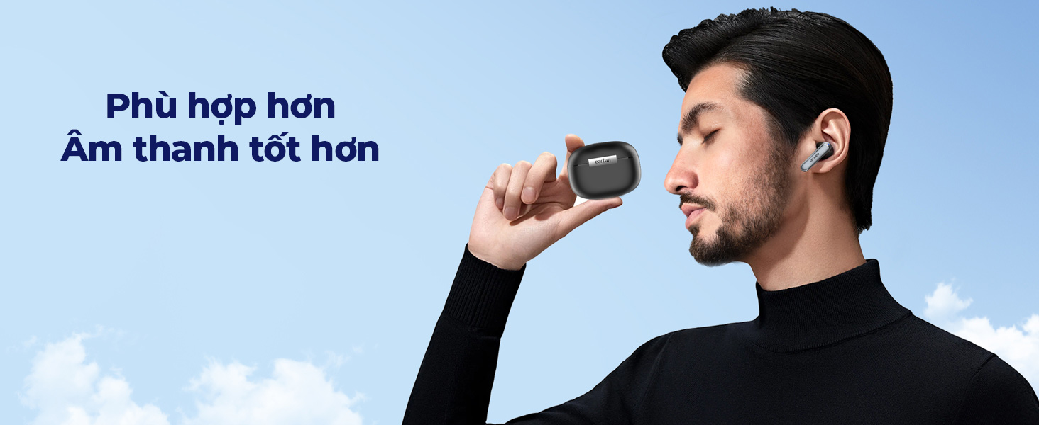 Tai nghe Bluetooth Earfun Air 2 - Khám phá thế giới âm thanh đỉnh cao với tai nghe Bluetooth <strong>Earfun Air 2</strong>. Được chứng nhận Hi-Res Audio và hỗ trợ codec LDAC, sản phẩm mang đến chất âm chi tiết, trong trẻo vượt xa mong đợi. Công nghệ 4 micro tích hợp chống ồn cVc 8.0 đảm bảo mọi cuộc gọi của bạn luôn rõ ràng, ngay cả trong môi trường ồn ào. Với thời lượng pin lên đến 40 giờ, chuẩn chống nước IPX7 mạnh mẽ và chế độ Game Mode độ trễ thấp, <strong>Earfun Air 2</strong> là người bạn đồng hành lý tưởng cho cả công việc và giải trí. Tận hưởng sự tự do không dây và chất lượng âm thanh vượt trội ngay hôm nay.