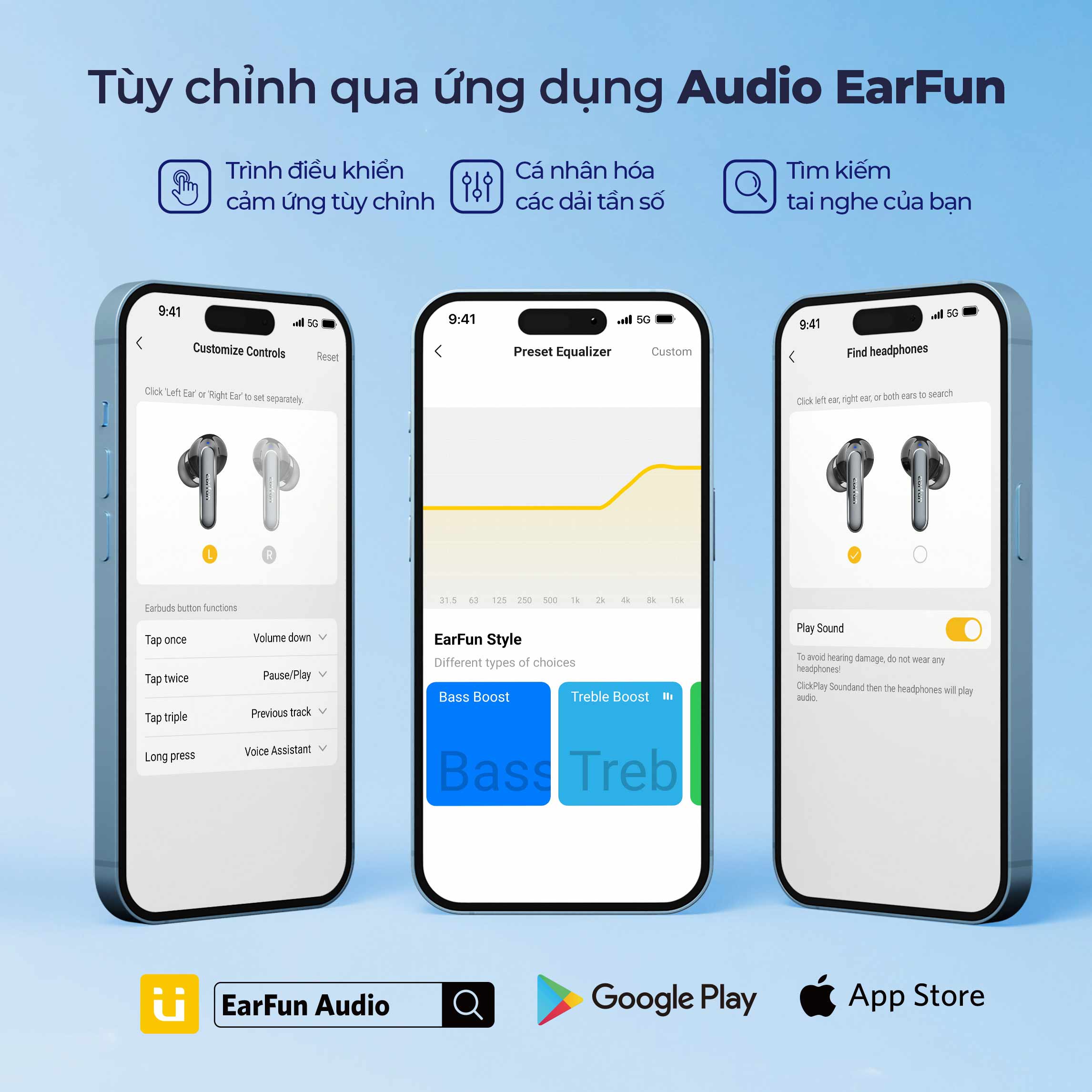 Tai nghe Bluetooth Earfun Air 2 - Khám phá thế giới âm thanh đỉnh cao với tai nghe Bluetooth <strong>Earfun Air 2</strong>. Được chứng nhận Hi-Res Audio và hỗ trợ codec LDAC, sản phẩm mang đến chất âm chi tiết, trong trẻo vượt xa mong đợi. Công nghệ 4 micro tích hợp chống ồn cVc 8.0 đảm bảo mọi cuộc gọi của bạn luôn rõ ràng, ngay cả trong môi trường ồn ào. Với thời lượng pin lên đến 40 giờ, chuẩn chống nước IPX7 mạnh mẽ và chế độ Game Mode độ trễ thấp, <strong>Earfun Air 2</strong> là người bạn đồng hành lý tưởng cho cả công việc và giải trí. Tận hưởng sự tự do không dây và chất lượng âm thanh vượt trội ngay hôm nay.