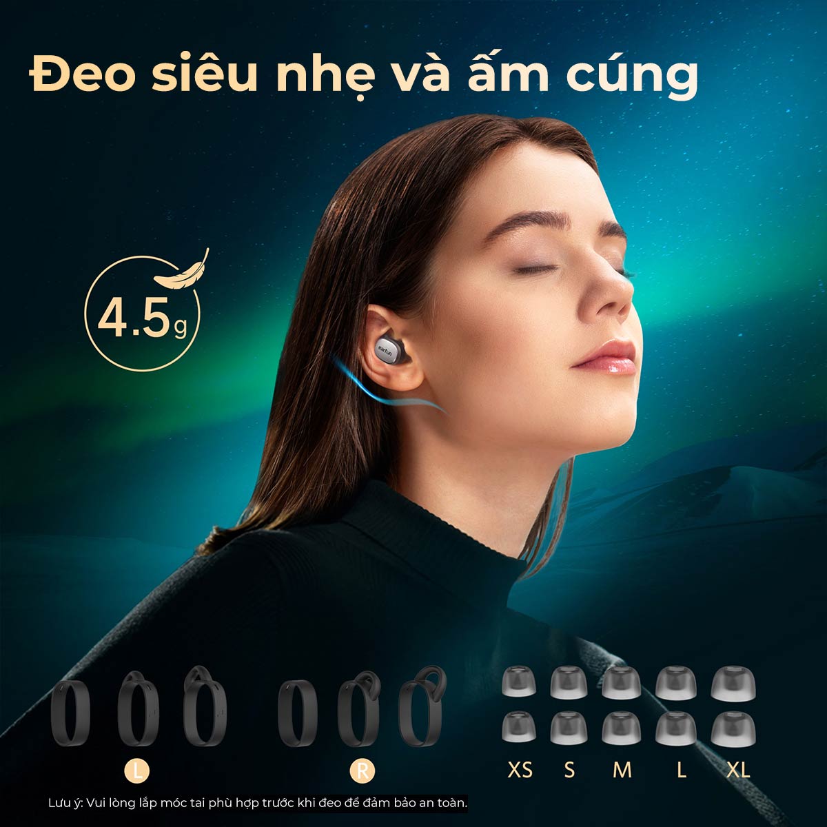 Tai nghe Bluetooth Earfun Free Pro 3 - Trải nghiệm âm thanh Lossless đỉnh cao trong một thiết kế siêu nhỏ gọn với tai nghe <strong>Earfun Free Pro 3</strong>. Lần đầu tiên tích hợp nền tảng Snapdragon Sound™ và codec aptX Lossless, tai nghe mang lại chất âm chuẩn CD trung thực chưa từng có. Công nghệ chống ồn chủ động ANC thông minh khử ồn sâu tới 43dB, tạo ra không gian riêng tư mọi lúc mọi nơi. Thiết kế công thái học độc đáo với móc tai đi kèm đảm bảo sự vừa vặn, chắc chắn ngay cả khi vận động mạnh. Hệ thống 6 micro và kết nối đa điểm giúp bạn làm việc hiệu quả. <strong>Earfun Free Pro 3</strong> là sự kết hợp hoàn hảo giữa hiệu suất tối thượng và tính di động tuyệt vời.