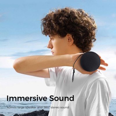 Loa Bluetooth SoundPEATS Halo, Driver 40mm, Pin 28H, IPX4, Bluetooth 5.0, RGB LED, Stereo Mode - Loa Bluetooth <strong>SoundPEATS Halo</strong> với thiết kế nhỏ gọn, driver 40mm, âm thanh vòm 360°, codec AAC/SBC. Pin 28H (không đèn), 14H (có đèn), sạc USB-C. IPX4 chống nước, micro tích hợp, Bluetooth 5.0, đèn RGB 3 màu, hỗ trợ Stereo Mode. Bảo hành 12 tháng, lý tưởng cho tiệc tùng, dã ngoại, nghe nhạc.