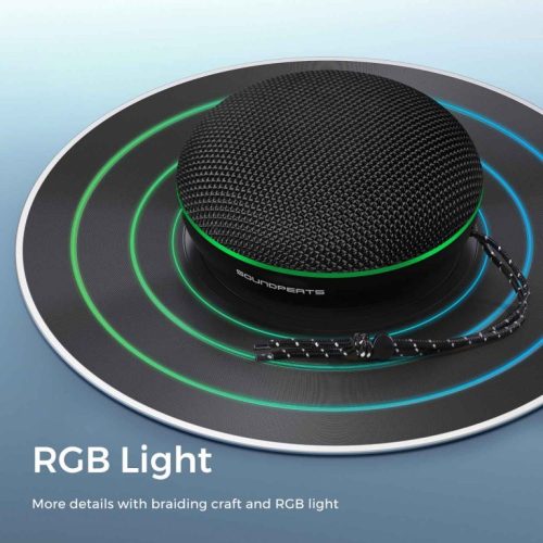 Loa Bluetooth SoundPEATS Halo, Driver 40mm, Pin 28H, IPX4, Bluetooth 5.0, RGB LED, Stereo Mode - Hình ảnh 8