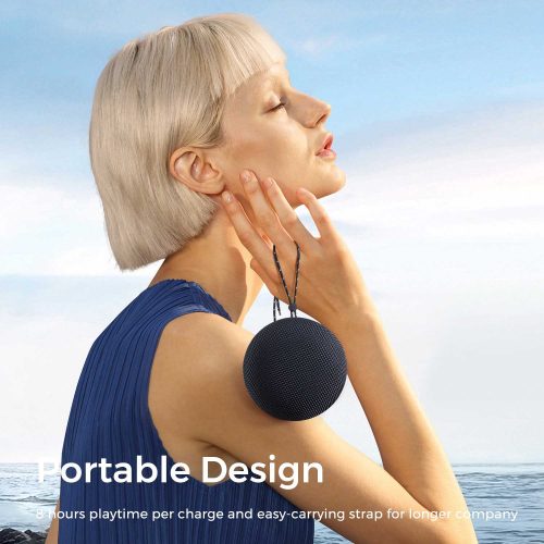 Loa Bluetooth SoundPEATS Halo, Driver 40mm, Pin 28H, IPX4, Bluetooth 5.0, RGB LED, Stereo Mode - Hình ảnh 5