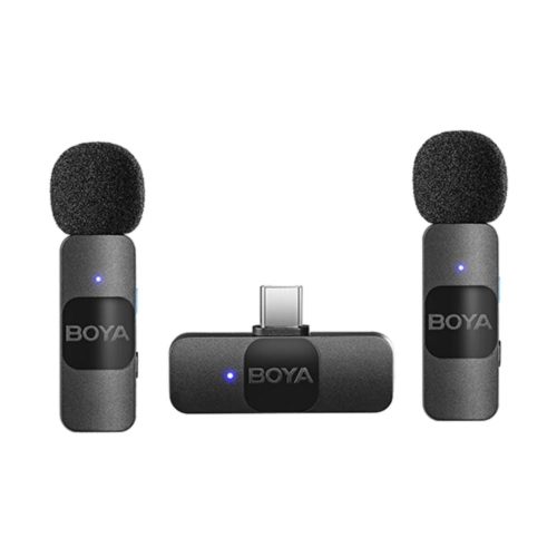 Micro Cài Áo Không Dây BOYA BY-V20 FB196 2in1 Chính Hãng - Hình ảnh 2