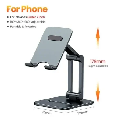 Giá Đỡ Điện Thoại/iPad Baseus Desktop Biaxial Foldable Metal Stand - Trục Kép, Gấp Gọn, Hợp Kim Nhôm Chống Mỏi Cổ - Nâng tầm không gian làm việc của bạn và bảo vệ sức khỏe với giá đỡ đa năng <strong>Baseus Desktop Biaxial Foldable Metal Stand</strong>. Được chế tác từ hợp kim nhôm nguyên khối sang trọng, sản phẩm mang lại sự vững chắc tuyệt đối cho cả điện thoại và máy tính bảng. Thiết kế trục kép (biaxial) thông minh cho phép bạn tùy chỉnh vô hạn độ cao và góc nhìn, giúp nâng màn hình ngang tầm mắt, cải thiện tư thế và chống mỏi cổ vai gáy hiệu quả. Khi không sử dụng, giá đỡ có thể gập gọn hoàn toàn, dễ dàng mang theo mọi lúc mọi nơi. Hãy đầu tư vào sự thoải mái và chuyên nghiệp với <strong>Baseus Desktop Biaxial Foldable Metal Stand</strong>.