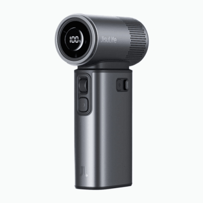Quạt cầm tay Jisulife Handheld Fan Ultra 2, pin 9.000mAh, 100 mức gió, giảm ồn gấp 3 lần, cảm biến gió 17m/s - Phá vỡ mọi giới hạn của một chiếc quạt mini, <strong>quạt cầm tay Jisulife Handheld Fan Ultra 2</strong> là một siêu phẩm công nghệ dành cho những ai tìm kiếm sự đỉnh cao. Trải nghiệm sức mạnh của một cơn bão di động với tốc độ gió lên đến 17m/s, cùng khả năng tùy chỉnh chính xác 100 mức gió qua màn hình LED thông minh. Viên pin "khủng long" 9.000mAh không chỉ cho thời gian sử dụng bất tận mà còn kiêm luôn chức năng sạc dự phòng. Đặc biệt, công nghệ giảm ồn gấp 3 lần mang đến sự tĩnh lặng đáng kinh ngạc. <strong>Quạt cầm tay Jisulife Handheld Fan Ultra 2</strong> không chỉ làm mát, nó định nghĩa lại trải nghiệm của bạn.