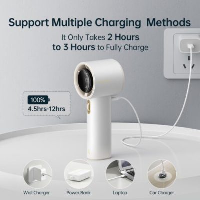 Quạt Cầm Tay Cao Cấp JISULIFE Pro1 FA53 ABS 18W Sạc Nhanh - Đèn LED Hiển Thị - Sử Dụng Lên Đến 12H BH Chính Hãng - Bạn đang tìm kiếm một chiếc quạt cầm tay mạnh mẽ, bền bỉ và đẳng cấp? <strong>Quạt cầm tay cao cấp JISULIFE Pro1 FA53 ABS</strong> chính là câu trả lời hoàn hảo. Với công suất "khủng" 18W, sản phẩm tạo ra luồng gió mạnh mẽ vượt trội, giúp bạn hạ nhiệt tức thì. Viên pin dung lượng lớn đảm bảo thời gian sử dụng liên tục lên đến 12 giờ, kết hợp cùng công nghệ sạc nhanh và màn hình LED hiển thị thông minh. Được chế tác từ chất liệu nhựa ABS cao cấp, <strong>quạt cầm tay cao cấp JISULIFE Pro1 FA53 ABS</strong> không chỉ là một thiết bị làm mát hiệu quả mà còn là một phụ kiện thời trang, khẳng định phong cách của bạn.