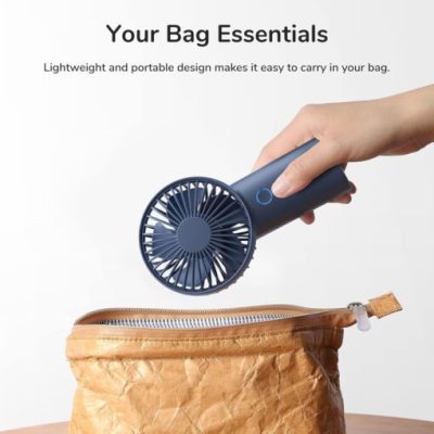 Quạt Cầm Tay Mini JISULIFE F2D sạc nhanh, pin 30 giờ - Đánh bay cái nóng mùa hè oi ả với quạt cầm tay mini <strong>JISULIFE F2D</strong> – người bạn đồng hành nhỏ gọn nhưng đầy mạnh mẽ. Nổi bật với dung lượng pin khủng 6000mAh cho thời gian sử dụng lên đến 30 giờ liên tục, kết hợp công nghệ sạc nhanh Type-C hiện đại giúp bạn nhanh chóng nạp đầy năng lượng. Thiết kế nhỏ gọn, 3 tốc độ gió tùy chỉnh từ nhẹ nhàng đến mạnh mẽ, đáp ứng mọi nhu cầu làm mát dù bạn ở văn phòng, đi dạo phố hay du lịch. Lồng quạt thiết kế an toàn, chất liệu nhựa ABS cao cấp bền bỉ. Đừng để nắng nóng làm gián đoạn cuộc sống của bạn, sở hữu ngay <strong>JISULIFE F2D</strong> để tận hưởng làn gió mát lạnh mọi lúc, mọi nơi!