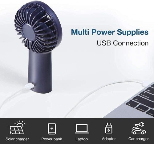 Quạt Cầm Tay Mini JISULIFE F2D sạc nhanh, pin 30 giờ - Hình ảnh 6