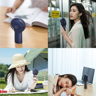 Quạt Cầm Tay Mini JISULIFE F2B Sử Dụng Lên Đến 20H, Pin 4000mAh, Sạc nhanh - Xua tan nóng bức tức thì với quạt cầm tay mini <strong>JISULIFE F2B</strong>, giải pháp làm mát cá nhân hoàn hảo cho cuộc sống năng động. Được trang bị viên pin dung lượng lớn 4000mAh, quạt cho thời gian sử dụng đáng kinh ngạc lên đến 20 giờ, giúp bạn thoải mái sử dụng cả ngày dài. Công nghệ sạc nhanh qua cổng Type-C tiện lợi, chỉ mất 3-4 giờ để sạc đầy. Với 3 tốc độ gió tùy chỉnh, thiết kế siêu nhỏ gọn và trọng lượng nhẹ, <strong>JISULIFE F2B</strong> dễ dàng nằm gọn trong túi xách của bạn, sẵn sàng đồng hành từ văn phòng, lớp học đến những chuyến du lịch. Chất liệu nhựa ABS bền đẹp, lồng quạt an toàn, đây chính là phụ kiện không thể thiếu trong mùa hè này.