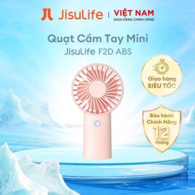 Quạt Cầm Tay Mini JISULIFE F2D sạc nhanh, pin 30 giờ - Đánh bay cái nóng mùa hè oi ả với quạt cầm tay mini <strong>JISULIFE F2D</strong> – người bạn đồng hành nhỏ gọn nhưng đầy mạnh mẽ. Nổi bật với dung lượng pin khủng 6000mAh cho thời gian sử dụng lên đến 30 giờ liên tục, kết hợp công nghệ sạc nhanh Type-C hiện đại giúp bạn nhanh chóng nạp đầy năng lượng. Thiết kế nhỏ gọn, 3 tốc độ gió tùy chỉnh từ nhẹ nhàng đến mạnh mẽ, đáp ứng mọi nhu cầu làm mát dù bạn ở văn phòng, đi dạo phố hay du lịch. Lồng quạt thiết kế an toàn, chất liệu nhựa ABS cao cấp bền bỉ. Đừng để nắng nóng làm gián đoạn cuộc sống của bạn, sở hữu ngay <strong>JISULIFE F2D</strong> để tận hưởng làn gió mát lạnh mọi lúc, mọi nơi!