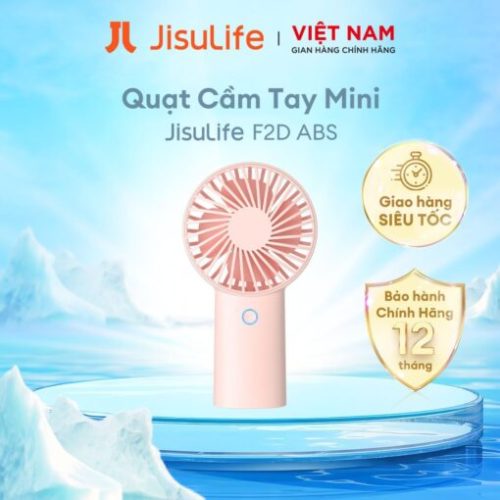Quạt Cầm Tay Mini JISULIFE F2D sạc nhanh, pin 30 giờ - Hình ảnh 8