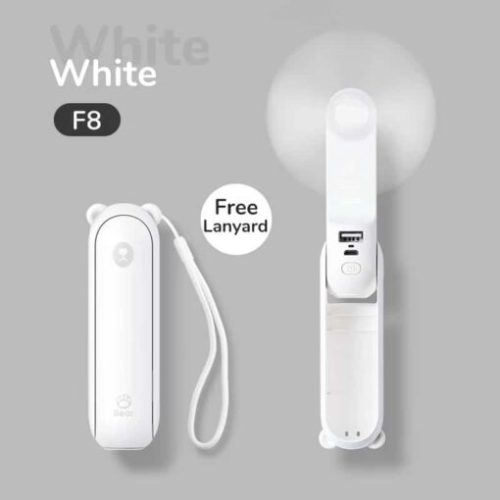 Quạt Cầm Tay 3 in 1 JISULIFE F8X Plus 4500mAh | F8 2000mAh Tích Hợp Sạc Dự Phòng, Đèn Pin Siêu Sáng - Bảo Hành 12 Tháng - Hình ảnh 11