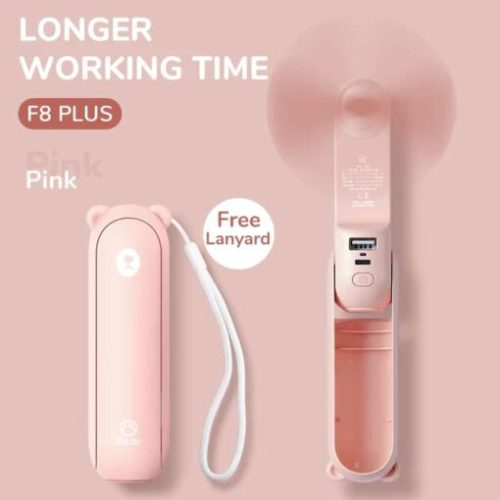 Quạt Cầm Tay 3 in 1 JISULIFE F8X Plus 4500mAh | F8 2000mAh Tích Hợp Sạc Dự Phòng, Đèn Pin Siêu Sáng - Bảo Hành 12 Tháng - Hình ảnh 10