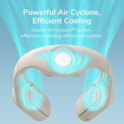 Quạt Đeo Cổ Không Cánh JISULIFE FA35Pro Pin 4000mAh, 4 Cấp Gió, Làm Mát 360° - Nâng cấp trải nghiệm mùa hè của bạn với quạt đeo cổ không cánh <strong>JISULIFE FA35Pro</strong> – phiên bản Pro đẳng cấp và mạnh mẽ. Sản phẩm được trang bị pin 4000mAh cho thời gian sử dụng bền bỉ lên đến 16 giờ. Công nghệ làm mát vòm 360° với các cửa gió trên và dưới độc đáo tạo ra luồng khí mát lạnh bao phủ toàn diện từ cổ lên mặt. Đặc biệt, <strong>JISULIFE FA35Pro</strong> sở hữu 4 cấp độ gió, bao gồm chế độ "siêu bão" giúp hạ nhiệt tức thì trong những ngày nóng đỉnh điểm. Thiết kế công thái học, chất liệu thân thiện với da và vận hành siêu êm ái mang đến sự thoải mái và phong cách vượt trội, giúp bạn giải phóng đôi tay và tận hưởng mùa hè sảng khoái.