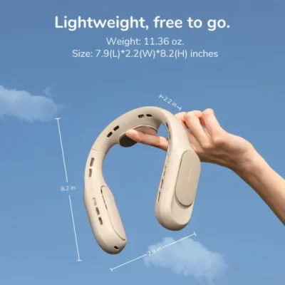 Quạt Đeo Cổ Không Cánh JISULIFE FA35Pro Pin 4000mAh, 4 Cấp Gió, Làm Mát 360° - Nâng cấp trải nghiệm mùa hè của bạn với quạt đeo cổ không cánh <strong>JISULIFE FA35Pro</strong> – phiên bản Pro đẳng cấp và mạnh mẽ. Sản phẩm được trang bị pin 4000mAh cho thời gian sử dụng bền bỉ lên đến 16 giờ. Công nghệ làm mát vòm 360° với các cửa gió trên và dưới độc đáo tạo ra luồng khí mát lạnh bao phủ toàn diện từ cổ lên mặt. Đặc biệt, <strong>JISULIFE FA35Pro</strong> sở hữu 4 cấp độ gió, bao gồm chế độ "siêu bão" giúp hạ nhiệt tức thì trong những ngày nóng đỉnh điểm. Thiết kế công thái học, chất liệu thân thiện với da và vận hành siêu êm ái mang đến sự thoải mái và phong cách vượt trội, giúp bạn giải phóng đôi tay và tận hưởng mùa hè sảng khoái.