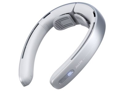 Quạt mini đeo cổ Jisulife NeckFan Pro 1, làm mát 360, pin 5.000mAh, 100 mức gió, màn LED hiển thị