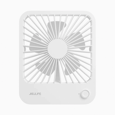 Quạt Để Bàn Tích Điện JISULIFE FA26 ABS Xoay 180 Độ - Pin 4500mAh Sử Dụng Lên Đến 15H Chính Hãng - Bảo Hành 12 Tháng