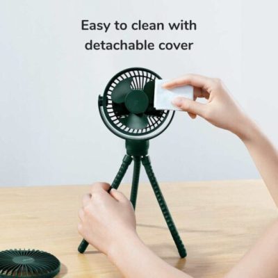 Quạt tích điện cho bé Baby Fan Life 1 Jisulife FA24 chân bạch tuộc đa năng - Đảm bảo bé yêu luôn mát mẻ và thoải mái với quạt kẹp đa năng <strong>Jisulife FA24</strong>. Được thiết kế chuyên biệt cho trẻ nhỏ, sản phẩm nổi bật với chân bạch tuộc linh hoạt, dễ dàng bám chắc vào xe đẩy, nôi cũi hay ghế ô tô. An toàn là ưu tiên hàng đầu với lồng quạt có nan siêu khít, ngăn chặn tuyệt đối ngón tay của bé. Động cơ không chổi than vận hành êm ái, không làm phiền giấc ngủ vàng của con. Với 4 tốc độ gió và pin 4000mAh, <strong>Jisulife FA24</strong> là phụ kiện không thể thiếu, giúp cha mẹ an tâm chăm sóc bé trong những ngày hè oi bức.
