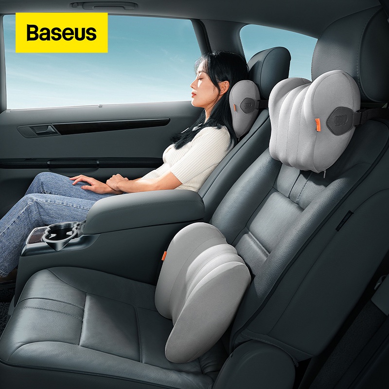 Gối Tựa Đầu Ô Tô Baseus Comfortride Series Cao Su Non Chính Hãng - Gối Tựa Đầu Ô Tô Baseus Comfortride Series bằng cao su non, thiết kế công thái học, giảm mỏi cổ, vai gáy. Vỏ vải cotton thoáng khí, lõi cao su non 3D, kích thước 26x21x10cm. Phù hợp mọi ghế xe, dễ lắp đặt, màu Đen, Xám, Cam, Xanh. Lý tưởng cho lái xe đường dài.