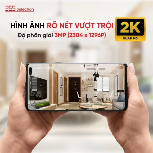 Camera Wifi Trong Nhà 365 Selection C1 Tuya 3MP 2K Full HD Chính Hãng - Hình ảnh 9