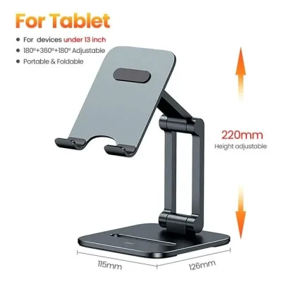 Giá Đỡ Điện Thoại/iPad Baseus Desktop Biaxial Foldable Metal Stand - Trục Kép, Gấp Gọn, Hợp Kim Nhôm Chống Mỏi Cổ - Nâng tầm không gian làm việc của bạn và bảo vệ sức khỏe với giá đỡ đa năng <strong>Baseus Desktop Biaxial Foldable Metal Stand</strong>. Được chế tác từ hợp kim nhôm nguyên khối sang trọng, sản phẩm mang lại sự vững chắc tuyệt đối cho cả điện thoại và máy tính bảng. Thiết kế trục kép (biaxial) thông minh cho phép bạn tùy chỉnh vô hạn độ cao và góc nhìn, giúp nâng màn hình ngang tầm mắt, cải thiện tư thế và chống mỏi cổ vai gáy hiệu quả. Khi không sử dụng, giá đỡ có thể gập gọn hoàn toàn, dễ dàng mang theo mọi lúc mọi nơi. Hãy đầu tư vào sự thoải mái và chuyên nghiệp với <strong>Baseus Desktop Biaxial Foldable Metal Stand</strong>.