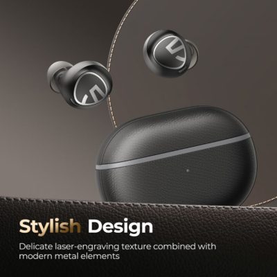 Tai nghe Bluetooth True Wireless Soundpeats Free2 Classic, In-ear, Driver 6mm, Pin 30H, IPX5, Bluetooth 5.1, ENC, Cảm ứng - Tai nghe <strong>Soundpeats Free2 Classic</strong> với thiết kế in-ear thời thượng, vỏ case khắc laser, driver 6mm, âm thanh sắc nét, codec AAC/SBC. Pin 8H (tai nghe), 30H (với hộp sạc), sạc USB-C. IPX5 chống nước, micro chống bụi ENC, Bluetooth 5.1. Điều khiển cảm ứng tiện lợi. Bảo hành 12 tháng, phù hợp nghe nhạc, đàm thoại, thể thao.