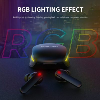 Tai nghe Bluetooth True Wireless SoundPeats Gamer No.1, In-ear, Dual Driver 6mm, Pin 25H, IPX4, Bluetooth 5.0, Game Mode 60ms, 4 Micro - Tai nghe <strong>SoundPeats Gamer No.1</strong> với thiết kế in-ear, hộp sạc đầu rắn, Dual Driver 6mm, âm thanh 3D, codec AAC/SBC. Pin 5H (tai nghe), 25H (với hộp sạc), sạc USB-C. IPX4 chống nước, 4 micro cVc 8.0, Bluetooth 5.0, Game Mode 60ms. Bảo hành 12 tháng, lý tưởng chơi game, nghe nhạc, đàm thoại.