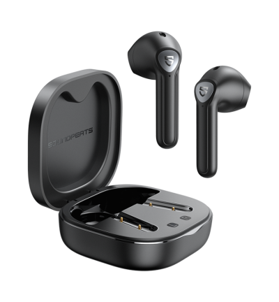 Tai nghe True Wireless SoundPEATS TrueAir 2, Semi-in-ear, Driver 14.2mm, Pin 25H, IPX4, Bluetooth 5.2, cVc 8.0, aptX