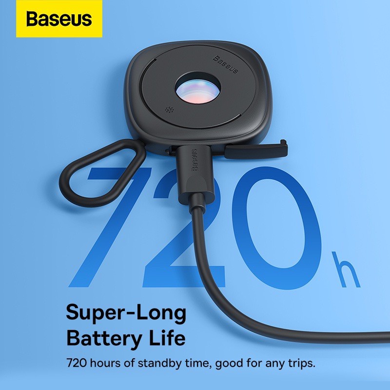 Thiết Bị Dò Ống Kính Ẩn Baseus Heyo Camera Detector Bảo Vệ An Ninh Chống Nhìn Trộm - Thiết Bị Dò Ống Kính Ẩn <strong>Baseus Heyo BS-HA016</strong> phát hiện camera ẩn, bảo vệ an ninh cá nhân. Công nghệ hồng ngoại 3D quét bán kính 5m, pin chờ 720 giờ. <strong>Baseus Heyo</strong> siêu gọn (15g), dễ mang theo, lý tưởng cho khách sạn, phòng thay đồ, nhà nghỉ.