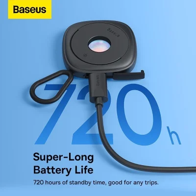 Thiết Bị Dò Ống Kính Ẩn Baseus Heyo Camera Detector Bảo Vệ An Ninh Chống Nhìn Trộm - Thiết Bị Dò Ống Kính Ẩn <strong>Baseus Heyo BS-HA016</strong> phát hiện camera ẩn, bảo vệ an ninh cá nhân. Công nghệ hồng ngoại 3D quét bán kính 5m, pin chờ 720 giờ. <strong>Baseus Heyo</strong> siêu gọn (15g), dễ mang theo, lý tưởng cho khách sạn, phòng thay đồ, nhà nghỉ.