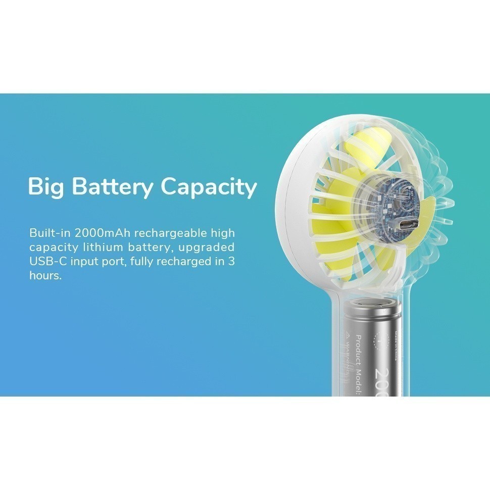 Quạt Cầm Tay Mini JISULIFE FA20 ABS 2000mAh - Sạc Nhanh - Sử Dụng Lên Đến 12H Chính Hãng - Bảo Hành 12 Tháng - Cái nóng oi bức không còn là nỗi lo khi bạn có trong tay "vị cứu tinh" nhỏ gọn mang tên <strong>JISULIFE FA20 ABS</strong>. Đây là sự kết hợp hoàn hảo giữa thiết kế thời trang và hiệu năng ấn tượng, mang đến làn gió mát tức thì mọi lúc bạn cần. Với viên pin 2000mAh cho 12 giờ hoạt động, động cơ không chổi than siêu êm và 3 tốc độ gió tùy chỉnh, chiếc quạt này đáp ứng mọi nhu cầu làm mát cá nhân. Không chỉ là một chiếc quạt, <strong>JISULIFE FA20 ABS</strong> là một phụ kiện thông minh, một tuyên ngôn về phong cách sống năng động và hiện đại, giúp bạn luôn tự tin và sảng khoái.