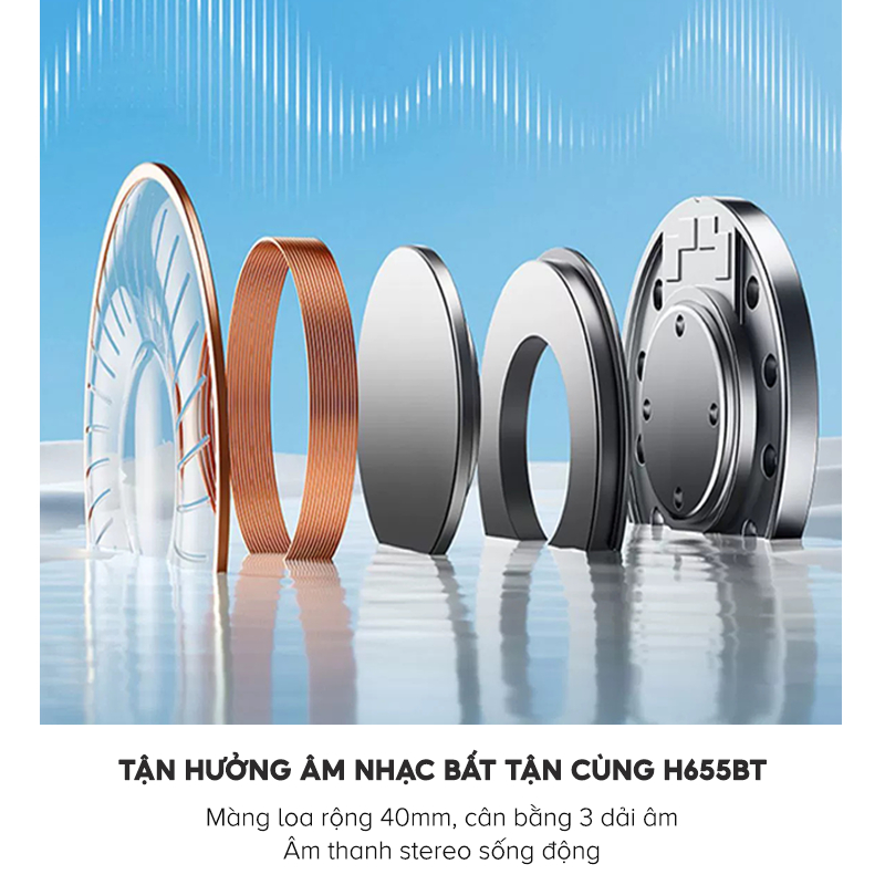 Tai Nghe Headphone HAVIT H655BT, Bluetooth 5.3, Chống Ồn ANC, Nghe Đến 65H - Hàng Chính Hãng - Đắm chìm trong thế giới âm thanh tinh khiết và tận hưởng sự tự do không giới hạn với tai nghe headphone <strong>HAVIT H655BT</strong>. Đây là một cỗ máy âm thanh toàn diện, trang bị công nghệ chống ồn chủ động (ANC) mạnh mẽ, giúp bạn loại bỏ tạp âm môi trường để tập trung tuyệt đối. Điểm nhấn không tưởng là thời lượng pin lên đến 65 giờ, cho phép bạn sử dụng hàng tuần liền mà không cần sạc. Trải nghiệm kết nối không dây hoàn hảo với Bluetooth 5.3 và chất âm Hi-Res sống động. Với thiết kế gập gọn và đệm tai siêu mềm mại, <strong>HAVIT H655BT</strong> là lựa chọn tối thượng cho công việc, du lịch và thư giãn.