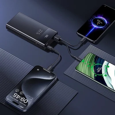 Pin Sạc Dự Phòng REMAX RPP-672, 20000mAh, Sạc Nhanh 22.5W/PD 20W, Màn Hình LED, Nhỏ Gọn - <p dir="ltr" data-pm-slice="1 1 []">Pin sạc dự phòng REMAX <strong>RPP-672</strong> dung lượng 20000mAh, sạc nhanh QC 22.5W/PD 20W, màn hình LED hiển thị % pin. Vỏ ABS+PC chống cháy, kích thước 142x68x28mm, trọng lượng 410g. 3 cổng ra (USB-A x2, Type-C), 2 cổng vào (Type-C, Lightning). Sạc 3 thiết bị cùng lúc, an toàn 9 lớp bảo vệ. Bảo hành 12 tháng, lý tưởng du lịch, công việc.</p>