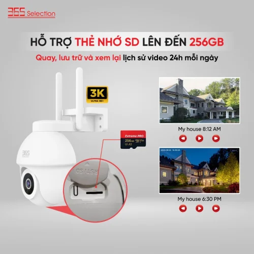 Camera Wifi Ngoài Trời 365 Selection OC2 Tuya 5MP 3K Chính Hãng - Hình ảnh 7
