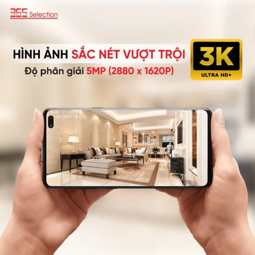 Camera Wifi Trong Nhà 365 Selection C2 Tuya 5MP 3K Chính Hãng - Hình ảnh 8