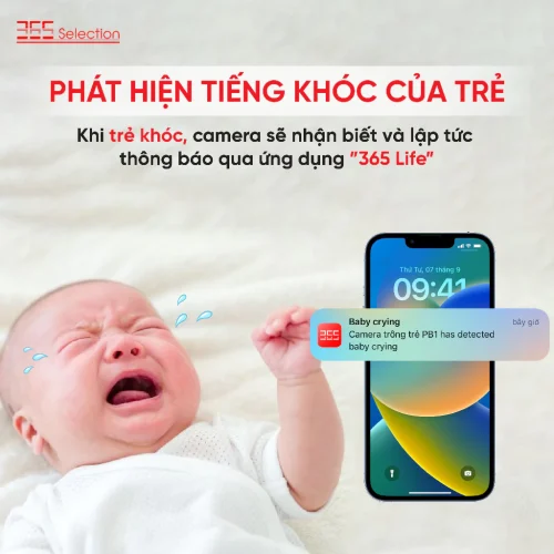 Camera Trông Trẻ Thông Minh 365 Selection PB1 Tuya 3MP 2K Chính Hãng - Hình ảnh 7