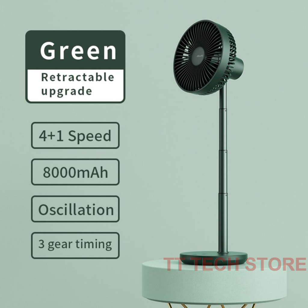 Product image Quạt Để Bàn Gấp Gọn JISULIFE FA13P ABS - Sạc Nhanh - Pin 8000mAh Sử Dụng Lên Đến 28H Chính Hãng - Bảo Hành 12 Tháng 5