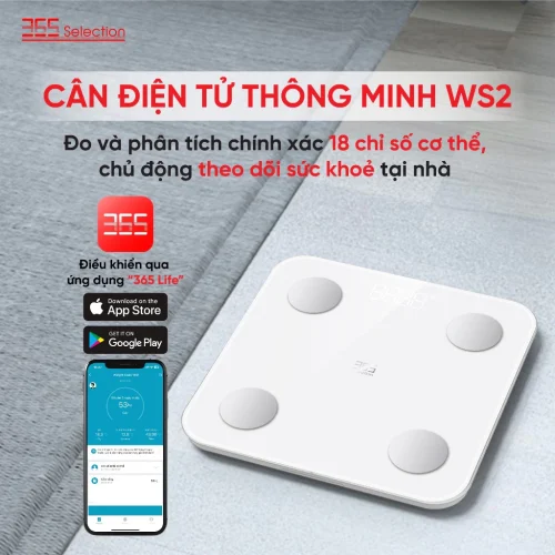 Cân Điện Tử Thông Minh 365 Selection WS2 Chính Hãng - Hình ảnh 7