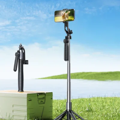 Gậy Chụp Ảnh Selfie REMAX P30, Tích Hợp Tripod 4 Chân, Remote Bluetooth, Dài 1.8m - <p dir="ltr" data-pm-slice="1 1 []">Gậy chụp ảnh selfie REMAX <strong>P30</strong> tích hợp tripod 4 chân, dài tối đa 1.8m, remote Bluetooth điều khiển từ xa 10m. Chất liệu ABS + thép không gỉ, trọng lượng 360g, xoay 360°. Tương thích Android 4.3+, iOS 5.0+. Pin remote 50mAh, sạc 1.5-2h, dùng 10h. Bảo hành 12 tháng, lý tưởng chụp ảnh, quay video, livestream.</p>
