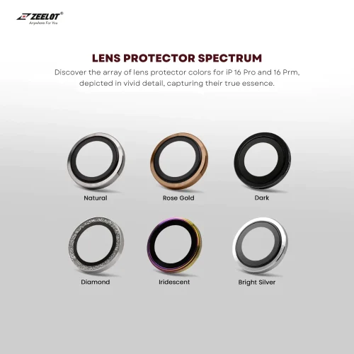 Miếng Dán Cường Lực Camera ZEELOT PIshield cho iPhone 16/16 Plus/16 Pro/16 Pro Max - Hình ảnh 7