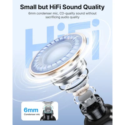 Micro Thu Âm Không Dây BOYA MINI 12 Chính Hãng - Micro Thu Âm Không Dây <strong>BOYA MINI 12</strong> siêu nhỏ gọn (5g), thu âm đa hướng 360°, chống ồn AI 3 mức. Tương thích Type-C, Lightning cho iPhone, Android, tablet, laptop. Pin 6 giờ, hộp sạc 1000mAh cho 30 giờ sử dụng. Phạm vi 100m, lý tưởng cho vlog, livestream, TikTok.