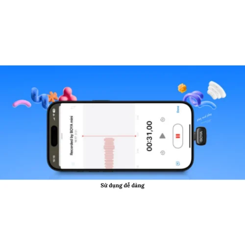 Micro Thu Âm Không Dây BOYA MINI 12 Chính Hãng - Hình ảnh 5