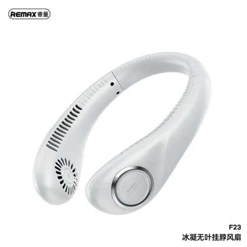 Quạt Đeo Cổ Remax F23, Gió Mạnh, Hoạt Động Êm, Kiểu Dáng Thời Trang, Pin 2000mAh - Hình ảnh 5