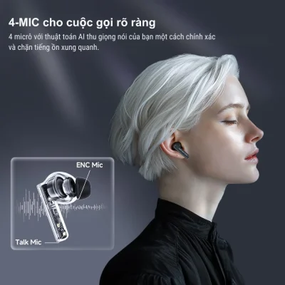Tai nghe True Wireless QCY MeloBuds Neo, LED Hiển Thị Pin, Bluetooth 5.3, 24H Playtime, 68ms Low Latency - Tai nghe <strong>QCY MeloBuds Neo</strong> với công nghệ <strong>QCY MeloBuds Neo</strong>, thiết kế trong suốt cyberpunk, LED hiển thị pin, driver 10mm cho âm thanh sống động. Bluetooth 5.3, độ trễ 68ms, ENC 4 mic đảm bảo cuộc gọi rõ nét. Pin 24 giờ, IPX5 chống nước, 9 chế độ EQ qua app.