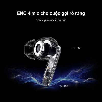 Tai nghe Bluetooth QCY T13 ANC2 - Chống Ồn Chủ Động ANC 28dB, Chống Ồn Gió, Đàm Thoại 4-Mic ENC Rõ Nét, Chính Hãng - Tận hưởng không gian âm nhạc riêng tư và cuộc gọi trong trẻo với <strong>Tai nghe Bluetooth QCY T13 ANC2</strong>. Được trang bị công nghệ Chống Ồn Chủ Động (ANC) sâu 28dB, sản phẩm giúp bạn đắm chìm hoàn toàn vào giai điệu yêu thích, loại bỏ mọi tạp âm xung quanh. Điểm đột phá là khả năng chống ồn gió lên đến 25km/h, đảm bảo âm thanh không bị rè nhiễu khi bạn di chuyển ngoài trời. Hệ thống 4-mic và công nghệ ENC mang lại chất lượng đàm thoại rõ nét vượt trội, giúp đối tác luôn nghe rõ giọng nói của bạn. Với thiết kế công thái học, pin bền bỉ và kết nối Bluetooth 5.3 ổn định, <strong>Tai nghe Bluetooth QCY T13 ANC2</strong> là lựa chọn hoàn hảo cho công việc và giải trí hàng ngày.