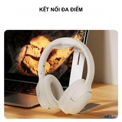 Tai nghe Chụp Tai Không Dây QCY H2 Pro Extra Bass, Bluetooth 5.3, Pin 70H, Độ Trễ Thấp - Tai nghe chụp tai <strong>QCY H2 Pro</strong> với công nghệ QCY H2 Pro, driver 40mm mang đến âm bass mạnh mẽ, độ trễ thấp 78ms, pin 70 giờ (ANC tắt). Công nghệ ENC micro kép cho cuộc gọi rõ nét, thiết kế gập gọn, đệm PU mềm mại, thoải mái cả ngày. Hỗ trợ app QCY tùy chỉnh EQ, Bluetooth 5.3 kết nối ổn định.