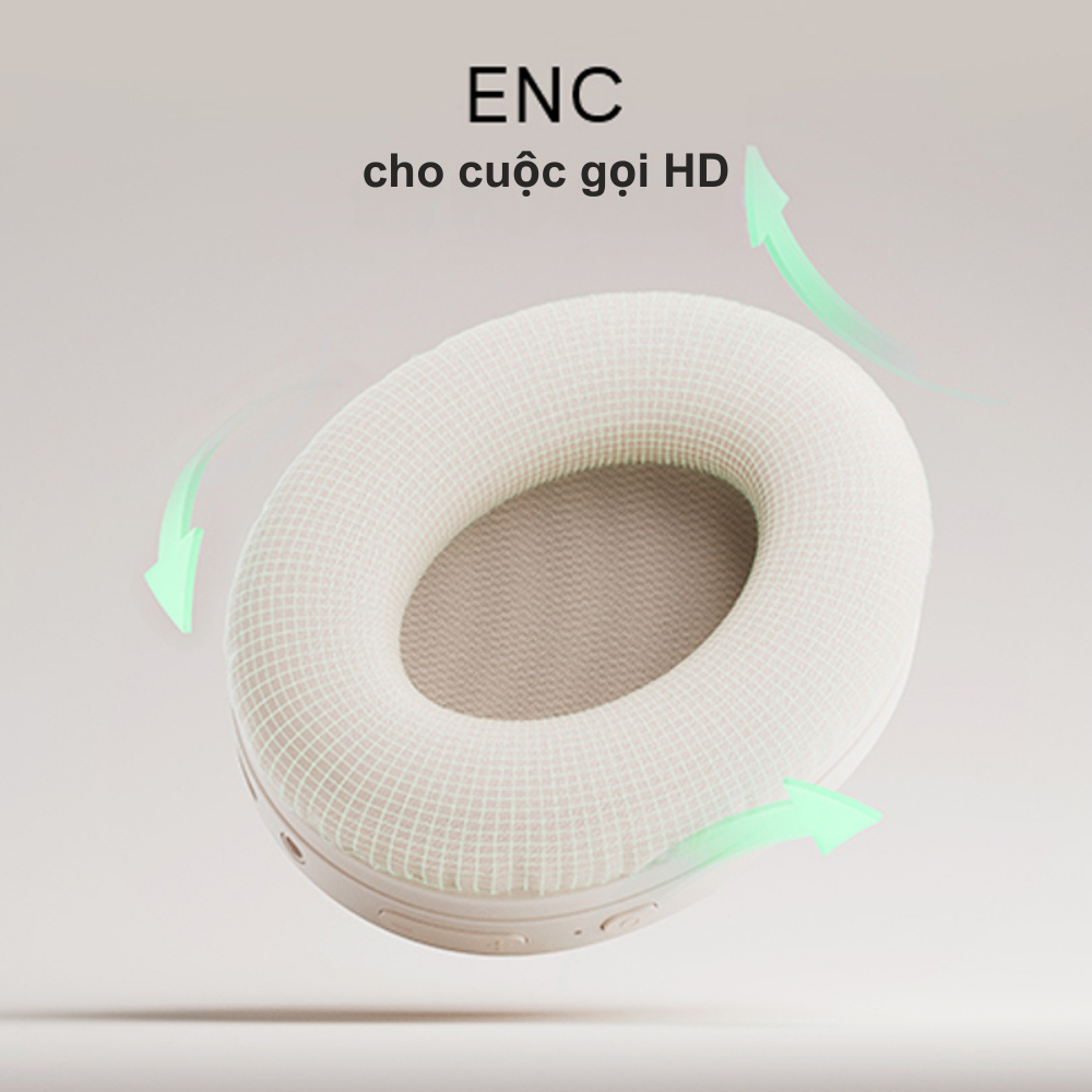 Tai nghe Chụp Tai Không Dây QCY H2 Pro Extra Bass, Bluetooth 5.3, Pin 70H, Độ Trễ Thấp - Tai nghe chụp tai <strong>QCY H2 Pro</strong> với công nghệ QCY H2 Pro, driver 40mm mang đến âm bass mạnh mẽ, độ trễ thấp 78ms, pin 70 giờ (ANC tắt). Công nghệ ENC micro kép cho cuộc gọi rõ nét, thiết kế gập gọn, đệm PU mềm mại, thoải mái cả ngày. Hỗ trợ app QCY tùy chỉnh EQ, Bluetooth 5.3 kết nối ổn định.