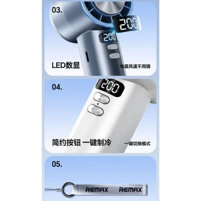 Quạt Cầm Tay Mini REMAX RS-SF12, Sò Lạnh 16°C, Pin 3600mAh, Điều Chỉnh 200 Mức Gió - <p dir="ltr" data-pm-slice="1 1 []">Quạt cầm tay mini REMAX <strong>RS-SF12</strong> tích hợp sò lạnh 16°C, pin 3600mAh, điều chỉnh 200 mức gió. Vỏ nhôm cao cấp, màn hình LED hiển thị gió/pin. Tốc độ gió 10-11m/s, công suất 7.5W, sạc Type-C. Kích thước 159x77x45mm, trọng lượng 260g. Bảo hành 12 tháng, lý tưởng du lịch, làm mát tức thì.</p>