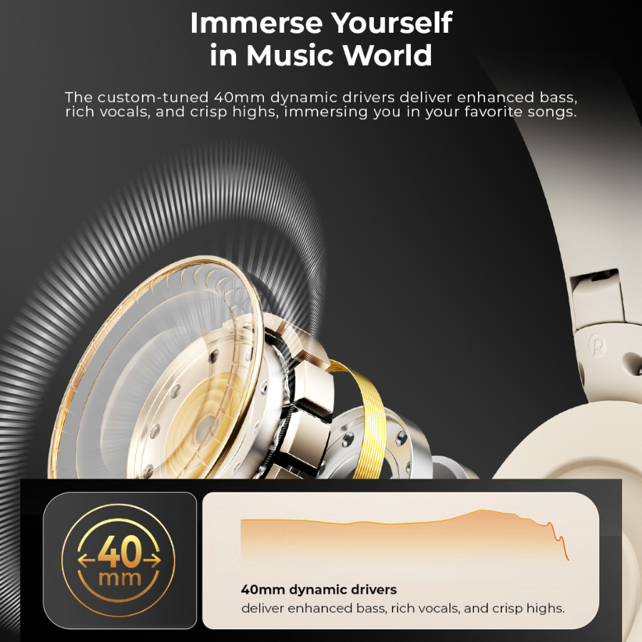 Headphone Bluetooth HAVIT H612BT, Âm thanh Stereo, Nghe Đến 50 giờ, App Havit Life - BH 12 Tháng - Trải nghiệm tự do âm nhạc không giới hạn với tai nghe headphone <strong>HAVIT H612BT</strong>. Đây là nhà vô địch về thời lượng pin, cung cấp đến 50 giờ nghe nhạc liên tục, cho phép bạn sử dụng cả tuần dài mà không cần sạc. Tận hưởng chất âm stereo sống động và cá nhân hóa trải nghiệm nghe của bạn với khả năng tùy chỉnh Equalizer (EQ) chuyên sâu thông qua App Havit Life. Với thiết kế công thái học siêu nhẹ, đệm tai mềm mại và khả năng gập gọn tiện lợi, <strong>HAVIT H612BT</strong> là người bạn đồng hành lý tưởng cho công việc, học tập và mọi hành trình, được đảm bảo chất lượng với chính sách bảo hành 12 tháng.